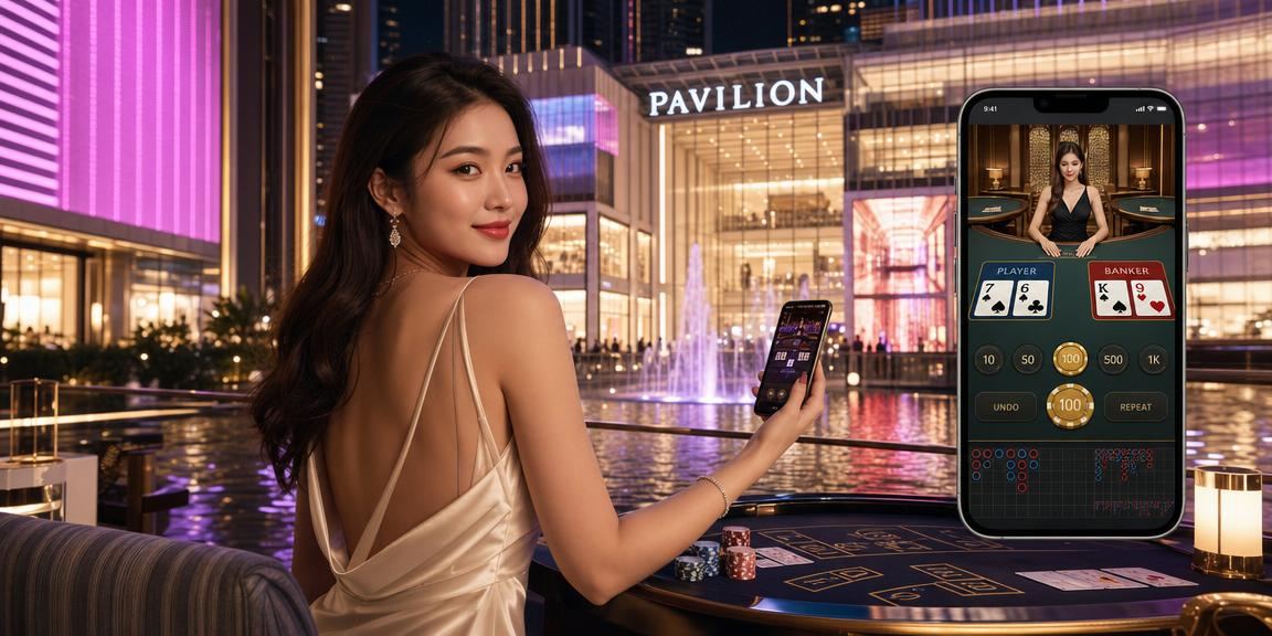 A Kuala Lumpur player enjoying live baccarat while accumulating VIP points on 70mai